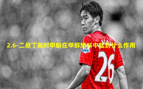 2.6-二叔丁基对甲酚在甲醇燃料中起到什么作用