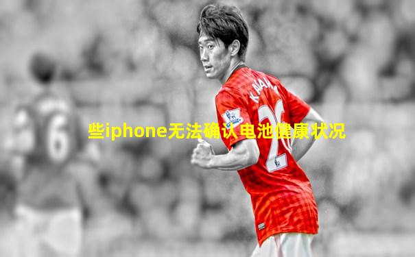 些iphone无法确认电池健康状况
