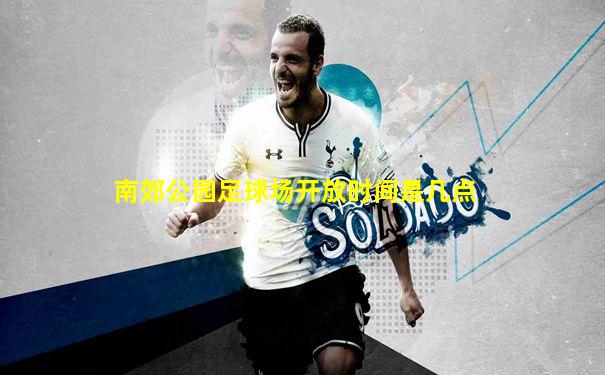 南郊公园足球场开放时间是几点