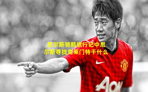 尼尔斯骑鹅旅行记中尼尔斯寻找克莱门特干什么