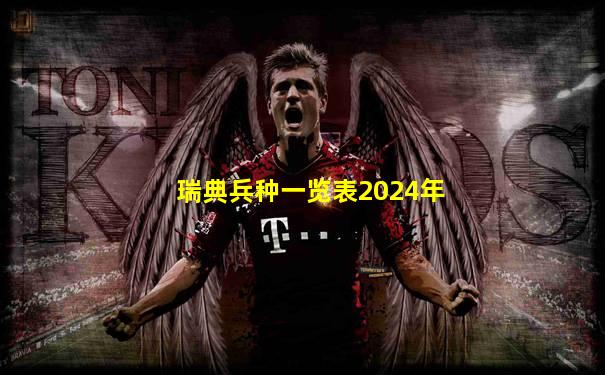 瑞典兵种一览表2024年