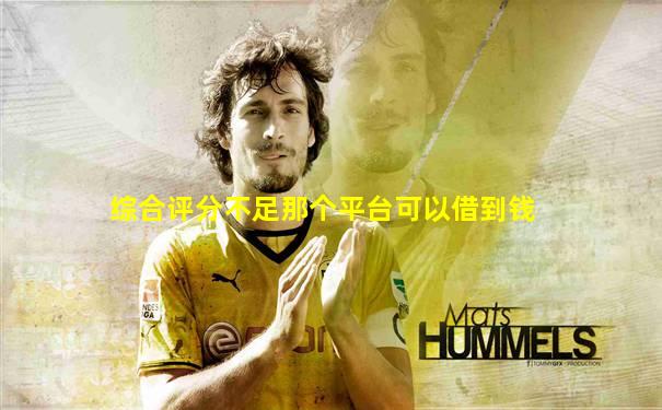 综合评分不足那个平台可以借到钱