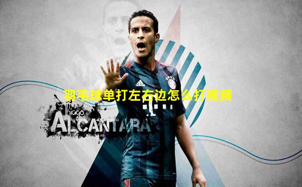 羽毛球单打左右边怎么打视频