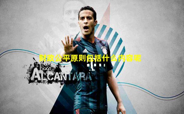 财政公平原则包括什么内容呢